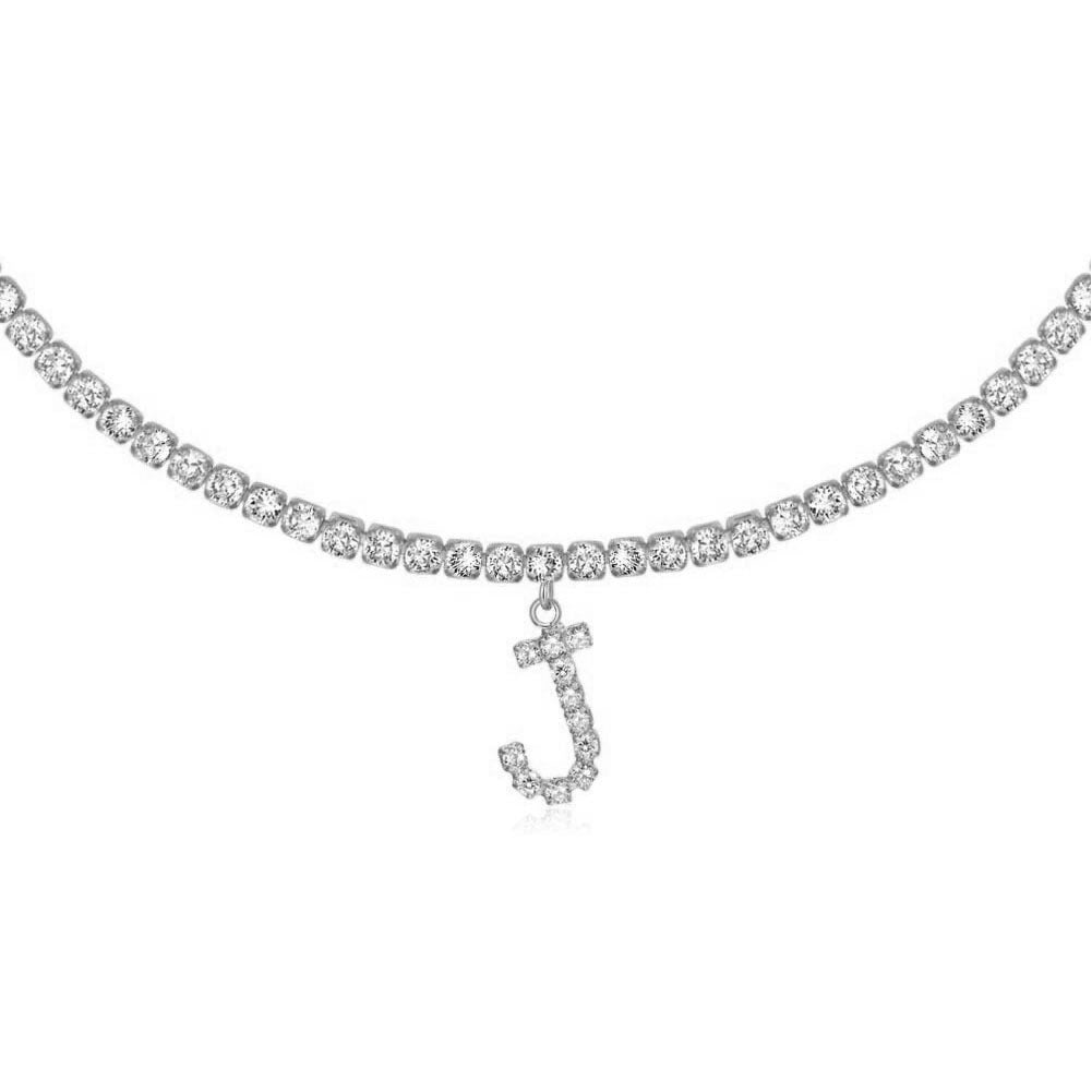 Collier Lettres en Diamant