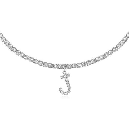 Collier Lettres en Diamant