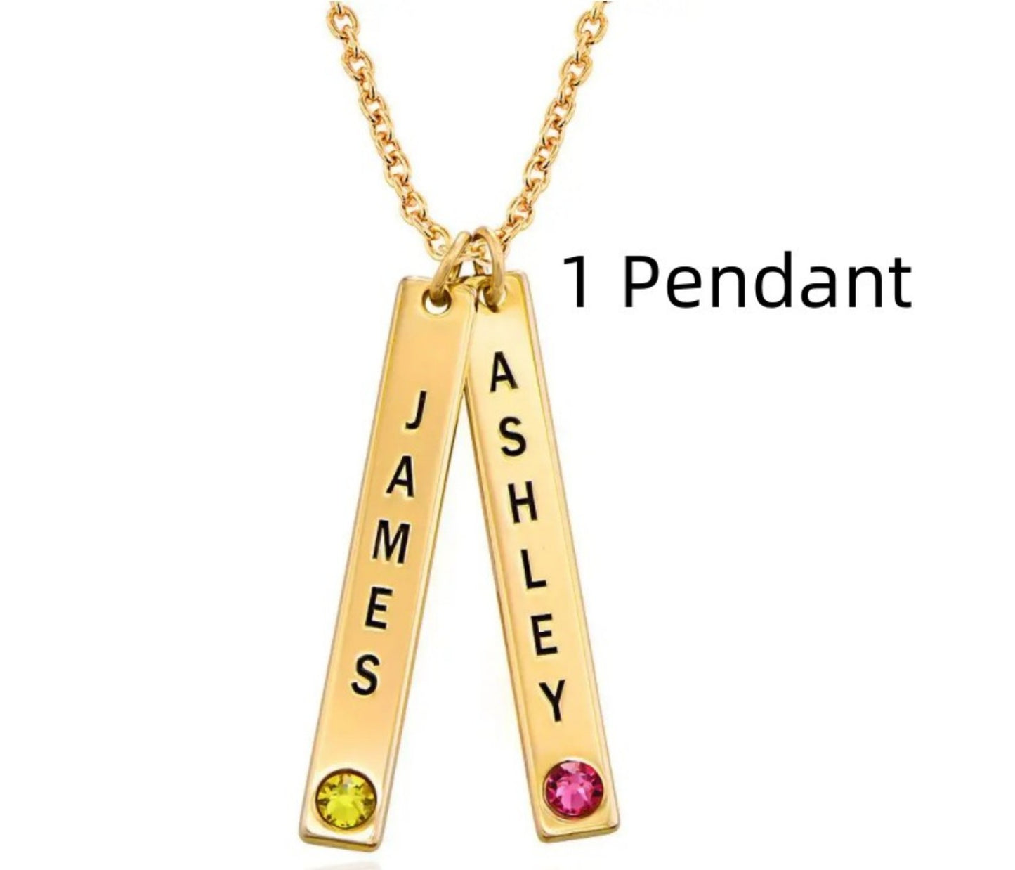 Collier Vertical Personnalisé – Cadeau Parfait