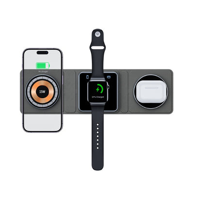 Station de Charge Sans Fil 3-en-1