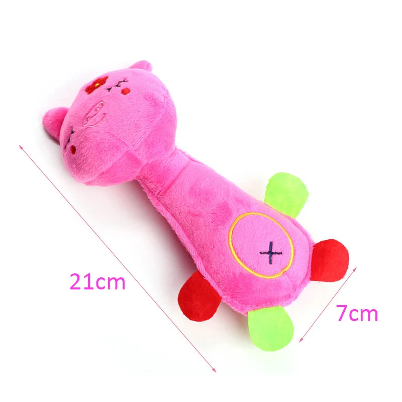 Durable Plush Dog Toy - With Squeaker