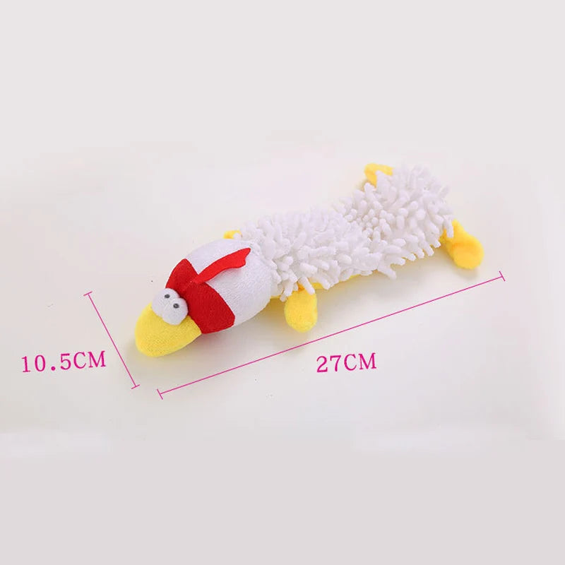 Durable Plush Dog Toy - With Squeaker