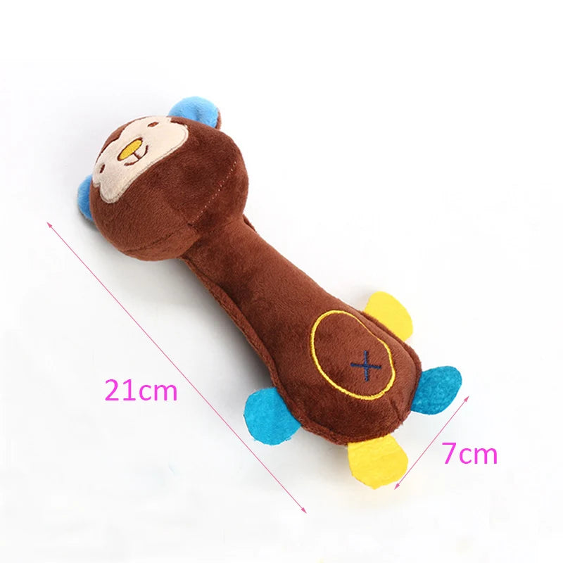 Durable Plush Dog Toy - With Squeaker