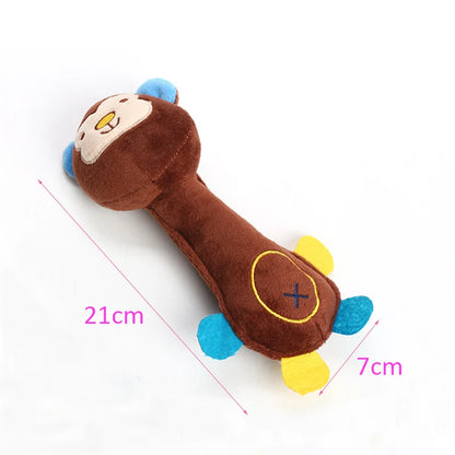 Durable Plush Dog Toy - With Squeaker
