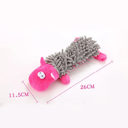 Durable Plush Dog Toy - With Squeaker