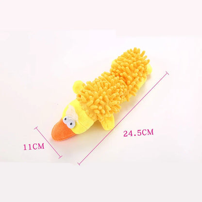Durable Plush Dog Toy - With Squeaker