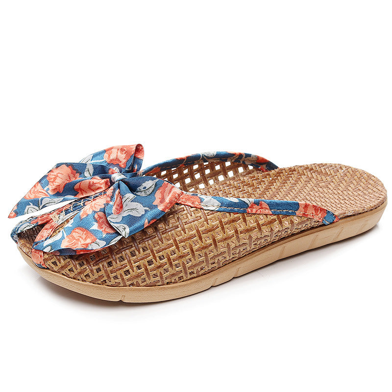 Claquettes en Rotin pour Femme