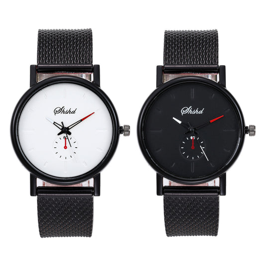 Quartz Watch with Steel Mesh Bracelet