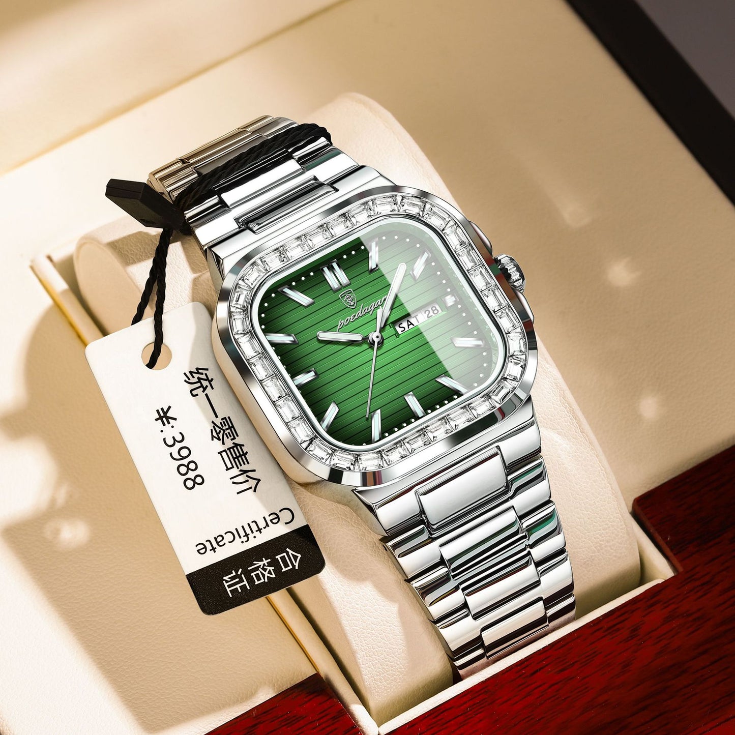 Montre Homme avec  Diamants