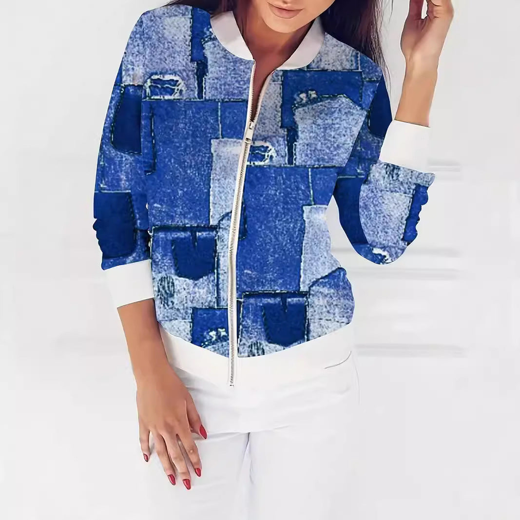Manteau Rétro à Carreaux pour Femme