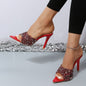 Sequined High Heels