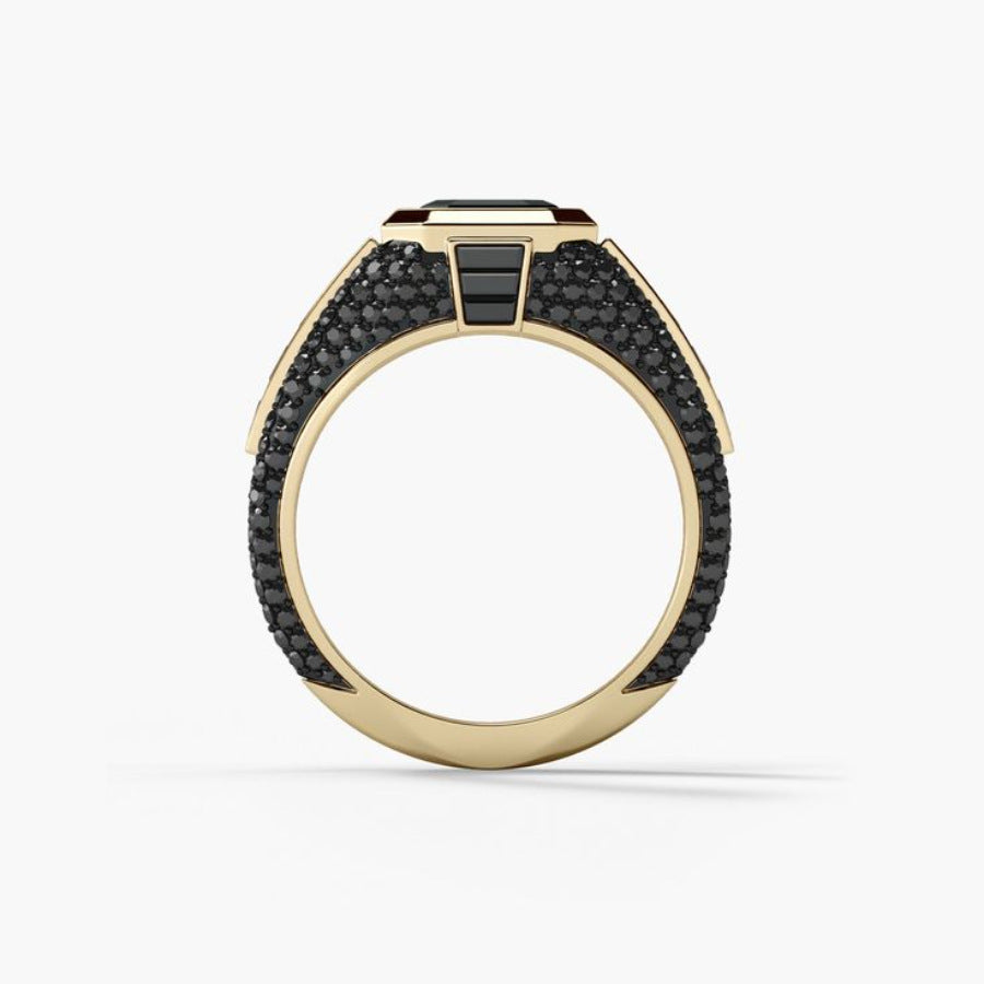 Bague Homme en Alliage avec Zircon Incrusté