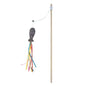 Cat Fishing Rod Toy - Natural Wooden Wand