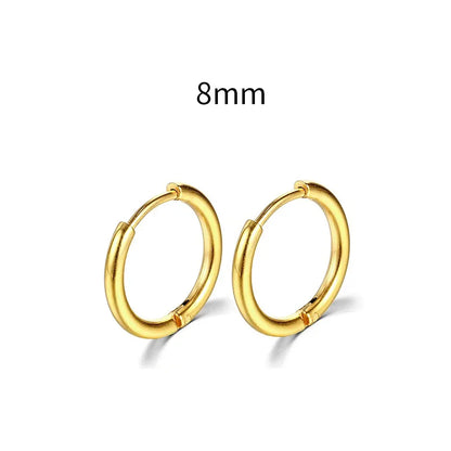 Stainless Steel Hoop Earrings – Elegance