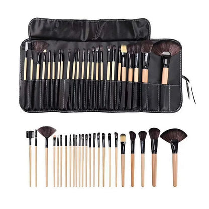 Set of 24 Professional Makeup Brushes