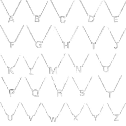 Collier Minimaliste Initiale A-Z – Acier Inoxydable