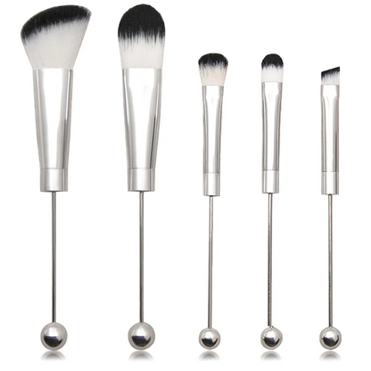 Pinceaux de Maquillage Personnalisables avec Perles – Kit Créatif