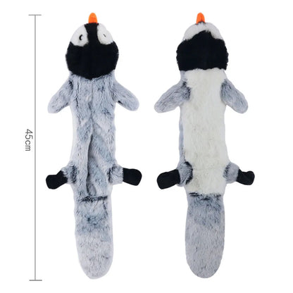 Fun Dog Toy - No Filling Plush with Squeaker