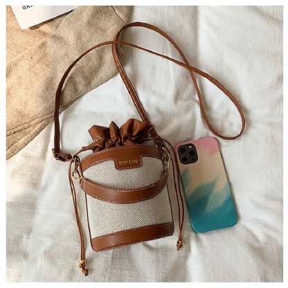 Women's Shoulder Bag – Cylindrical Design