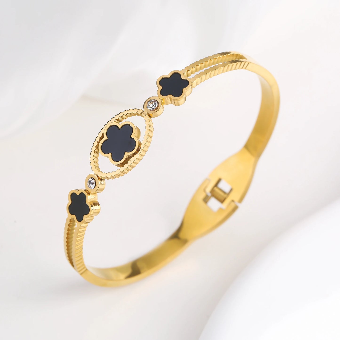 Bracelet Ouvert en Acier Inoxydable