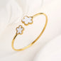 Bracelet Ouvert en Acier Inoxydable