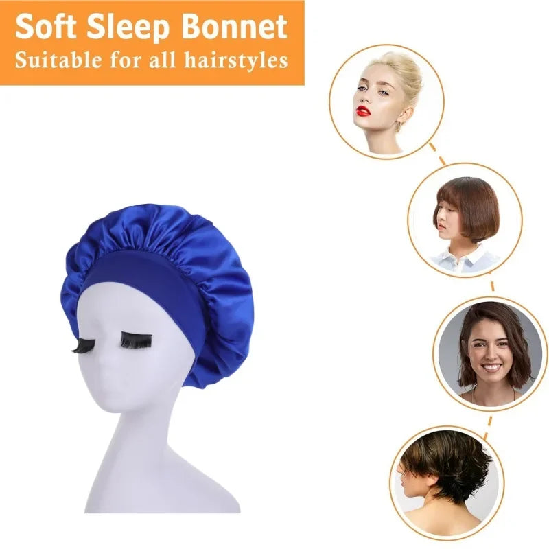Bonnets de Nuit en Satin pour Femmes – Confort et Protection pour Vos Cheveux