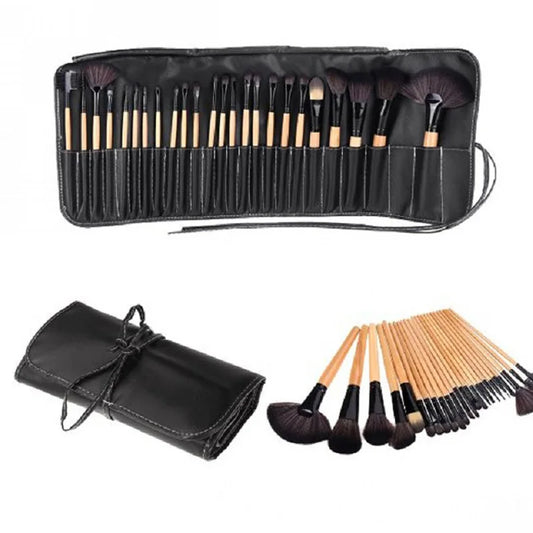 Set of 24 Professional Makeup Brushes