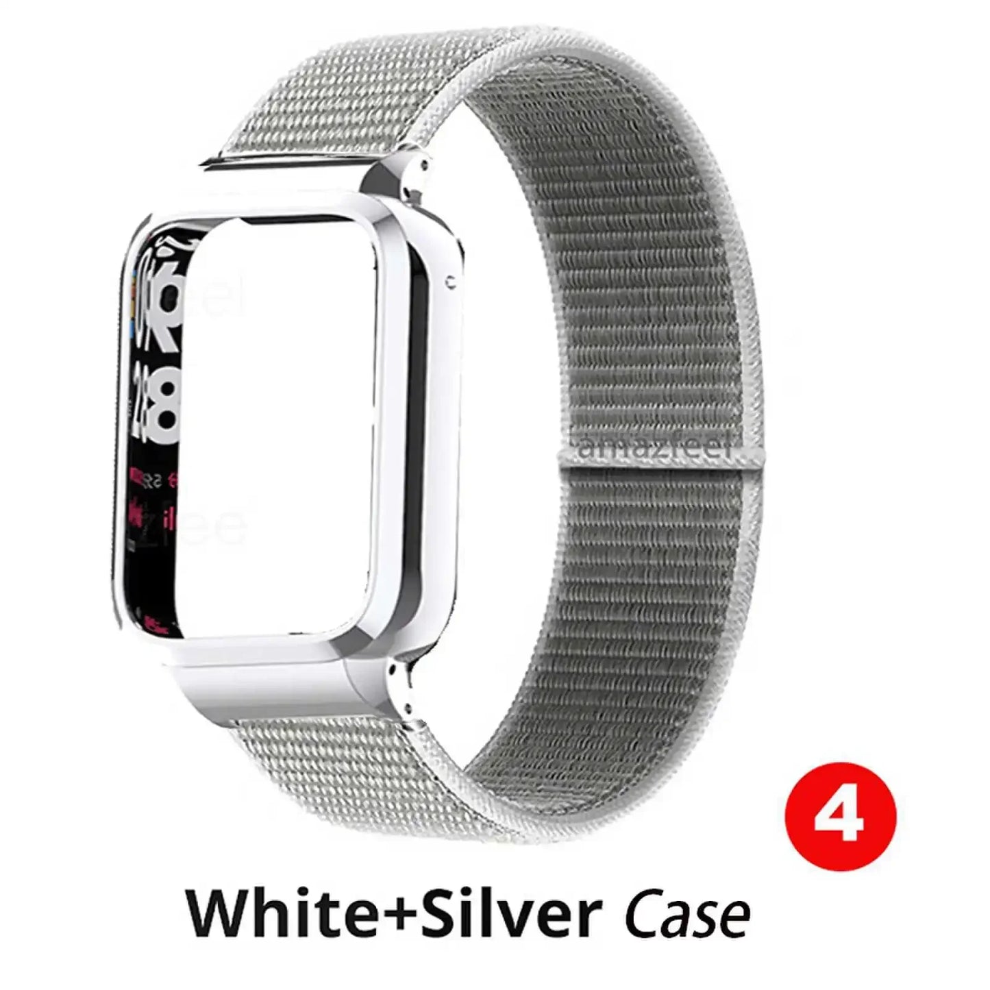 Bracelet  et Coque de Protection en Métal pour Xiaomi Mi Band