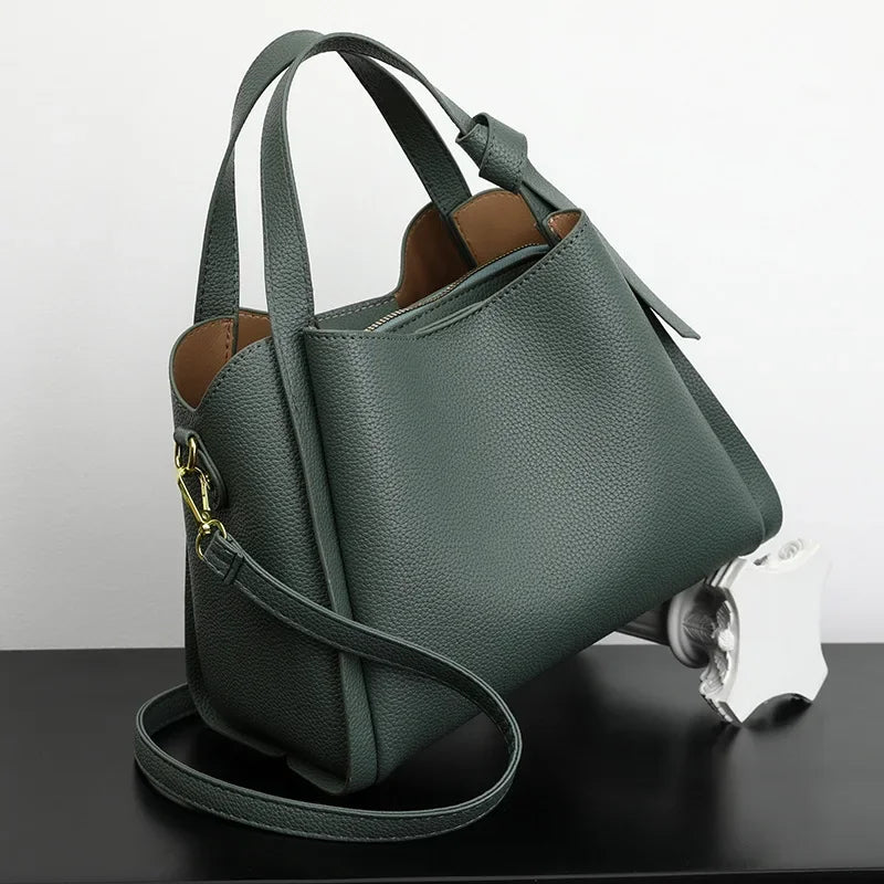 Versatile Bucket Shoulder Bag
