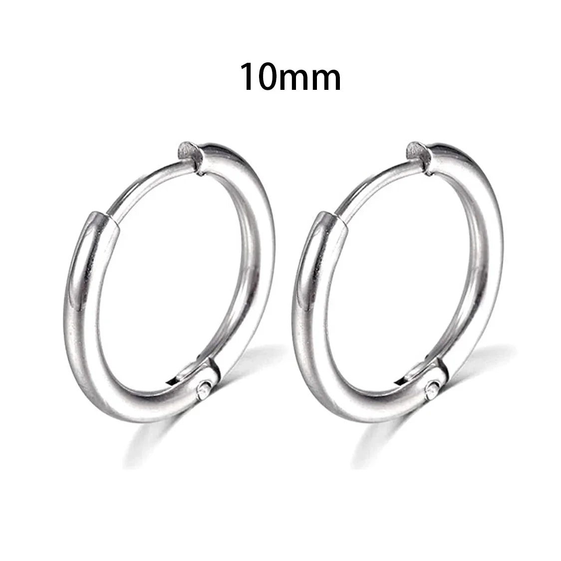 Stainless Steel Hoop Earrings – Elegance