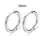 Stainless Steel Hoop Earrings – Elegance