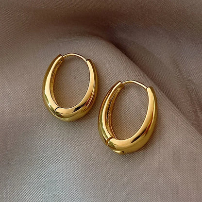 Metallic Flower Earrings