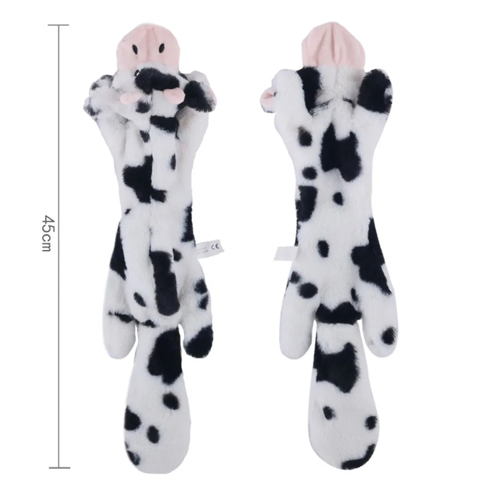 Fun Dog Toy - No Filling Plush with Squeaker