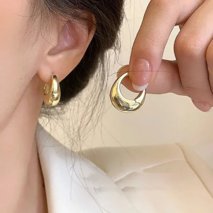 Metallic Flower Earrings