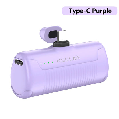 Mini Power Bank – Batterie Externe Portable pour iPhone, Samsung & Xiaomi