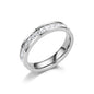Unisex Stainless Steel Ring – Cubic Zirconia &amp; Luxury Finish