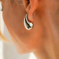 Metallic Flower Earrings