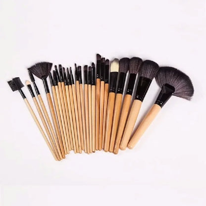 Set of 24 Professional Makeup Brushes
