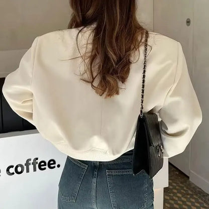 Women's Bomber Jacket – Vintage Elegance &amp; Casual Comfort