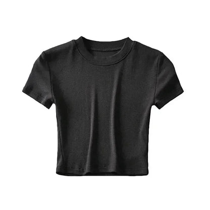 Haut Court Gothique à Manches Courtes – Style & Confort