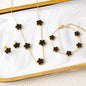 Parure Bijoux 3 Pièces Plaqué Or 18K – Élégance Florale
