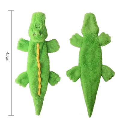 Fun Dog Toy - No Filling Plush with Squeaker