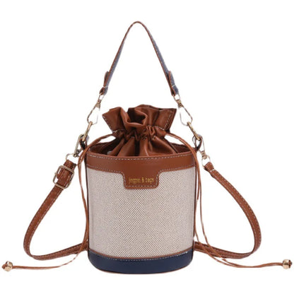 Women's Shoulder Bag – Cylindrical Design