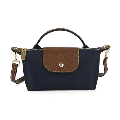 Mini Retro Nylon Handbag – Elegance &amp; Versatility