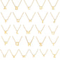 Collier Minimaliste Initiale A-Z – Acier Inoxydable
