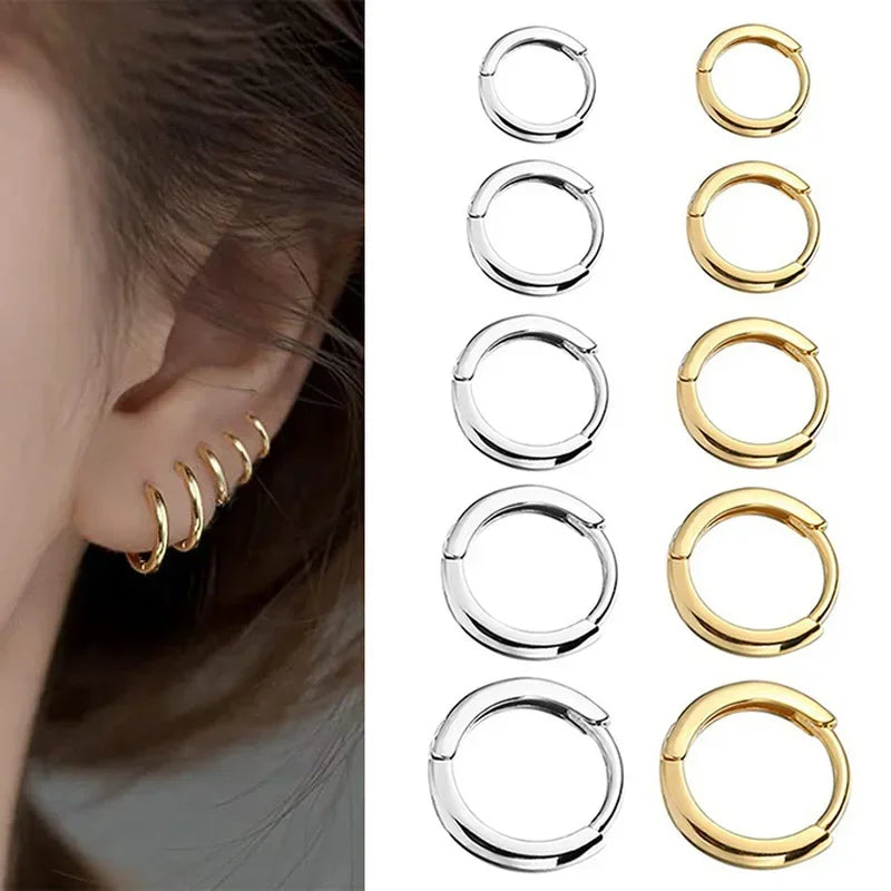 Stainless Steel Hoop Earrings – Elegance