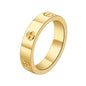 Bague Croix en Acier Inoxydable – Élégance