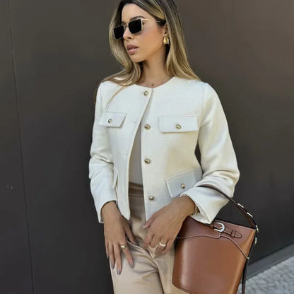 Veste Courte Élégante pour Femme – Chic & Intemporelle