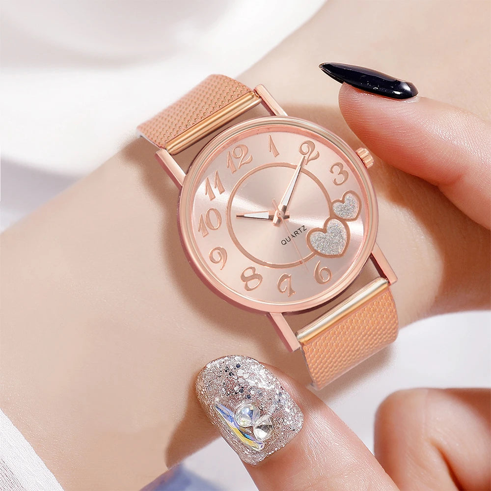 Coffret Cadeau Montre Femme Or Rose