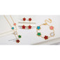 Parure Bijoux 3 Pièces Plaqué Or 18K – Élégance Florale